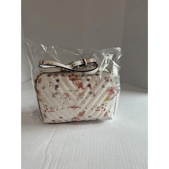 Aldo Crossbody Floral Vibrant Pattern Quilted Bag, Gold-Tone Hardware New W/Tag - Picture 16 of 16